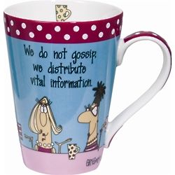 We Do Not Gossip Coffee Mug