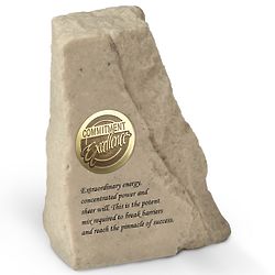 Personalized Pinnacle Rock Medallion Award