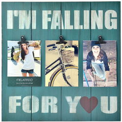 I'm Falling For You Blue Clip Collage Frame