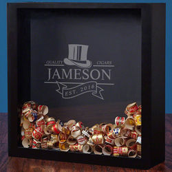 Top Notch Cigars Personalized Shadow Box