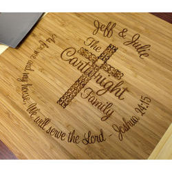 Joshua 24:15 Personalized Cutting Board