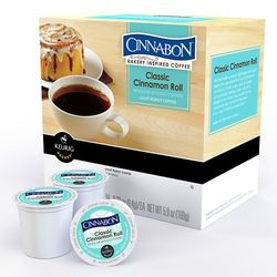 K-Cup Cinnabon Classic Cinnamon Roll Light Roast Coffee