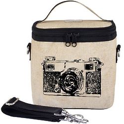 Black Camera Insulated Large Cooler Bag
