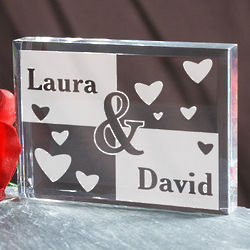 Engraved Couples Plaque