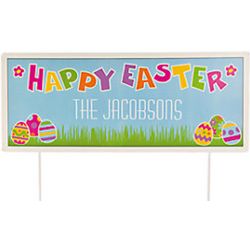 Happy Easter Personalized Yard Sign