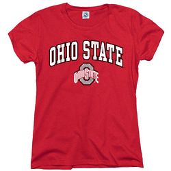 Women's Ohio State Buckeyes Distressed T-Shirt