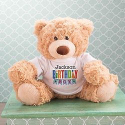 Birthday Boy's Personalized Coco Teddy Bear