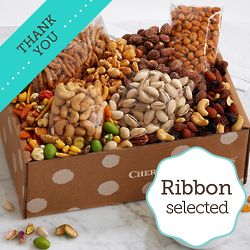Snack Attack Gift Box with Thank You Ribbon