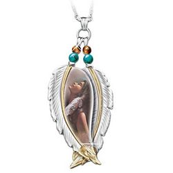 Lee Bogle Serenity's Promise Sterling Silver Pendant Necklace