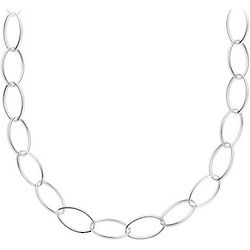Sterling Silver Long Linked Necklace