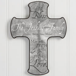 Grow in God's Love Personalized Wall Cross