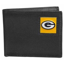 Green Bay Packers Leather Bifold Wallet