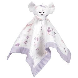 Organic Cotton Muslin Teddy Bear Baby Blanket