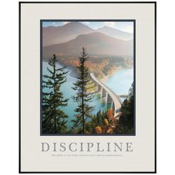 Discipline Bridge Motivational Poster