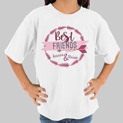 Personalized Best Friends Youth T-Shirt