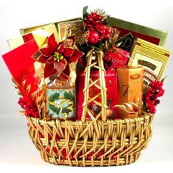 Night Before Christmas Golden Gift Basket
