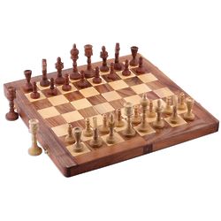 Game of Kings Wood Travel Chess Set