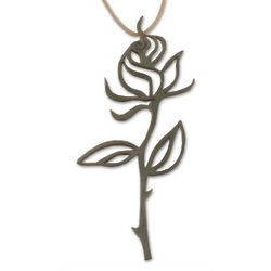 Rose Exotica Leather Necklace