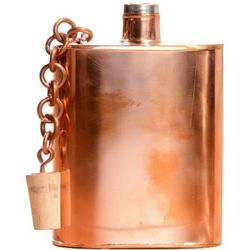 Green Mountain Copper Flask