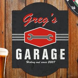 Personalized Garage Wall Sign