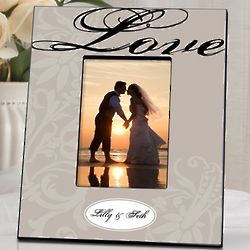 Pewter Personalized Love Picture Frame