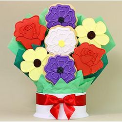 Mixed Flowers Cookie Bouquet