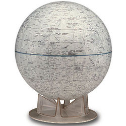 Geographical Moon Globe