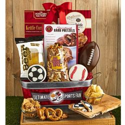 Ultimate Sports Fan Sweets and Snacks Gift Basket