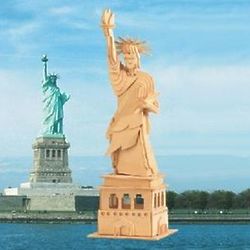 Statue of Liberty 15.5" 3D Jigsaw Wooden Puzzle