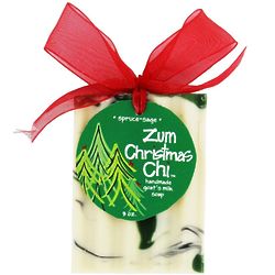 Zum Spruce Sage Christmas Chi Handmade Goat's Milk Bar Soap