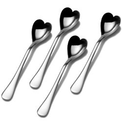 Irresistible Heart Demitasse Spoons