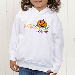 Cutest Pumpkin in the Patch Toddler Hooded Sweatshirt