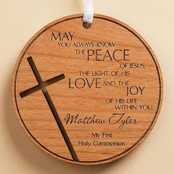Personalized Blessing for You Wood Medallion