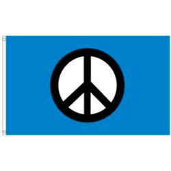 Peace Sign Indoor or Outdoor Flag
