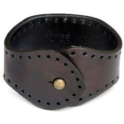 Java Night Leather Bracelet