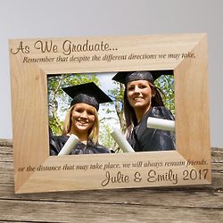 Engraved Grad Friends Picture Frame