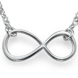 Delicate Silver Infinity Necklace