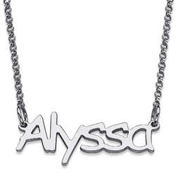 Personalized Sterling Silver Kid's Name Necklace