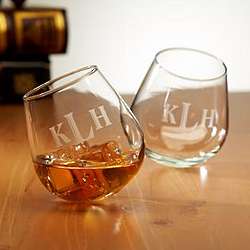 2 Personalized Rocking Cocktail Glasses