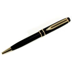 Personalized Ball Point Pen with Golden Accents