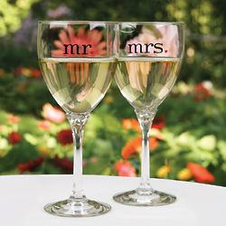 Mr. and Mrs. Wine Glasses