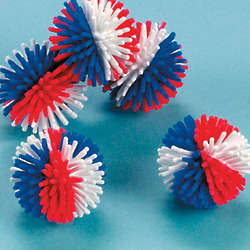 Patriotic Porcupine Balls