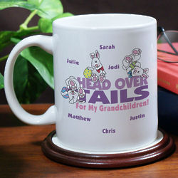 Personalized Head Over Tails Coffee Mug