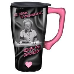 I Love Lucy All Things In Moderation Travel Mug