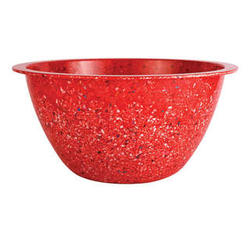 Extra Large Confetti Design Mixing Bowl in Red