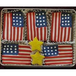 Red, White and Blue Sugar Cookie Gift Tin
