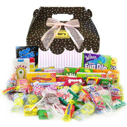 1980's Sprinkled Pink Retro Candy Gift Box