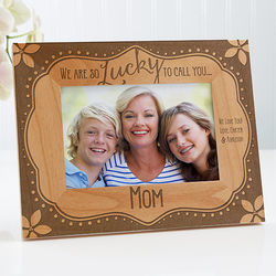 Lucky To Call You Personalized Small Picture Frame
