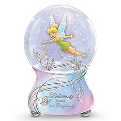 Disney Tinker Bell's Magic Musical Glitter Globe