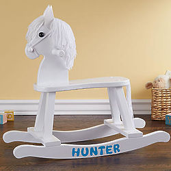 Personalized Wooden Rocking Horse